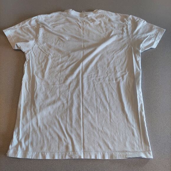 Graphic T-Shirt Mens Medium Legend 33 White Green Short Sleeve - Picture 3 of 6